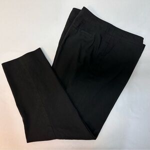 Halogen Linen Blend Black Trousers
